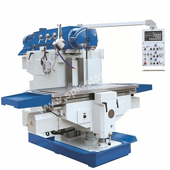 Обзор широкоуниверсального фрезерного станка X5750 с поворотной шпиндельной головкой